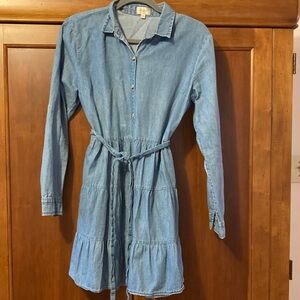 Denim Blue Mini Dress